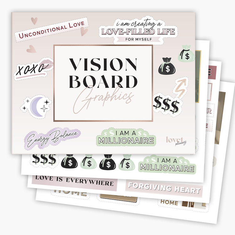 Lovet Planners Vision Board Graphics Book