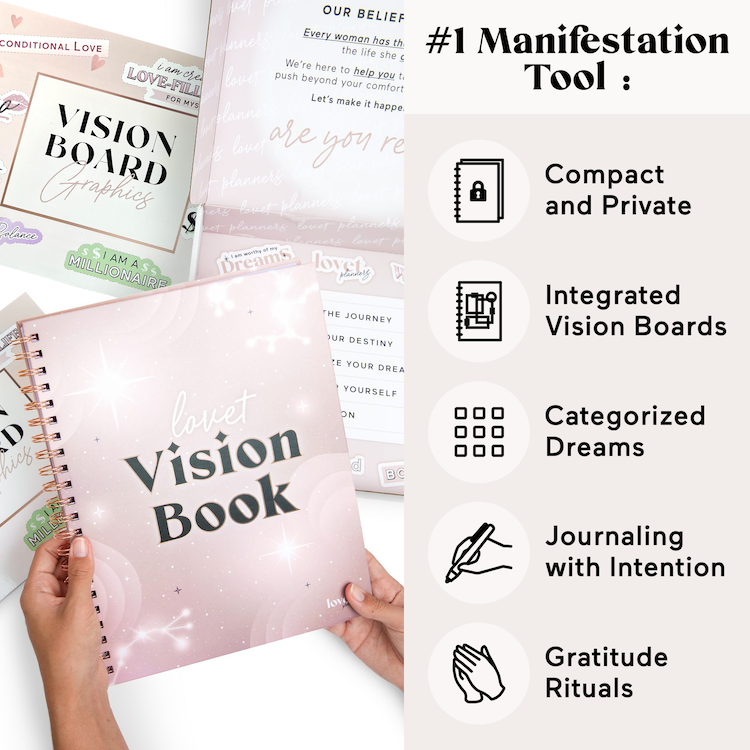 Lovet Planners Vision Power Book LUXE [BLUSH]