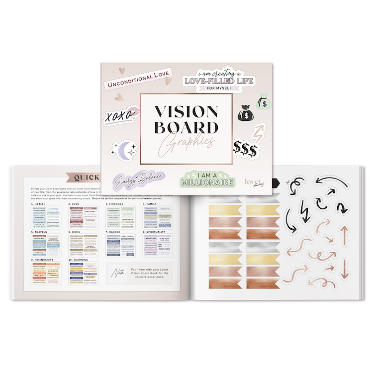 Lovet Planners Vision Board Graphics Book