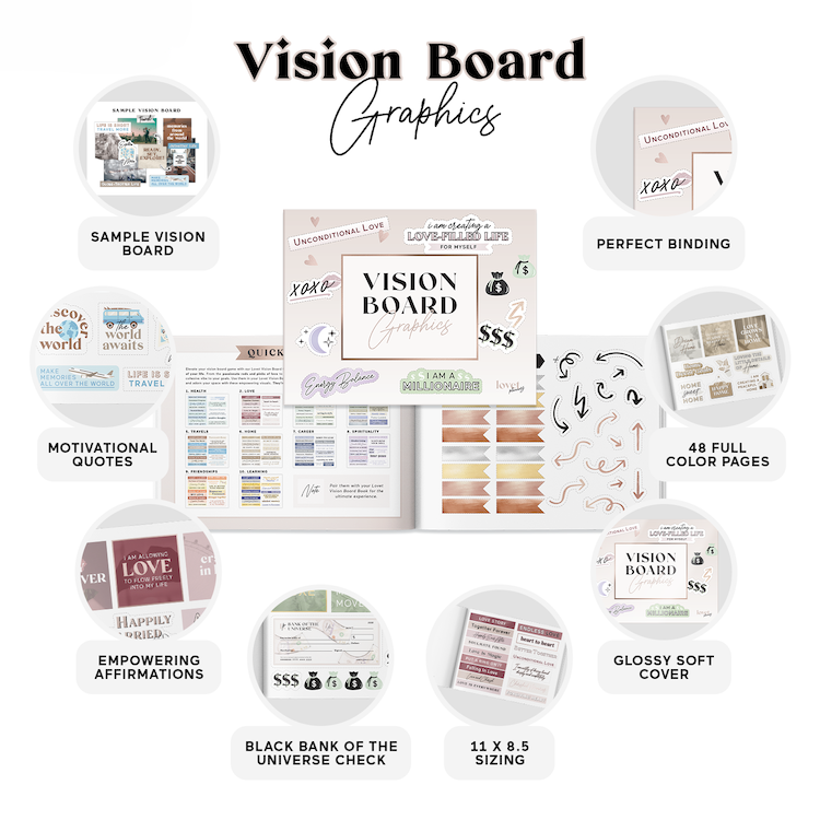 Lovet Planners Vision Board Graphics Book