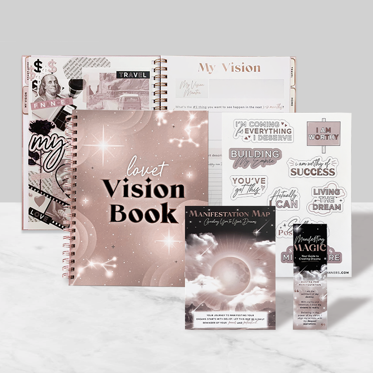 Lovet Planners Vision Power Book LUXE [BLUSH]