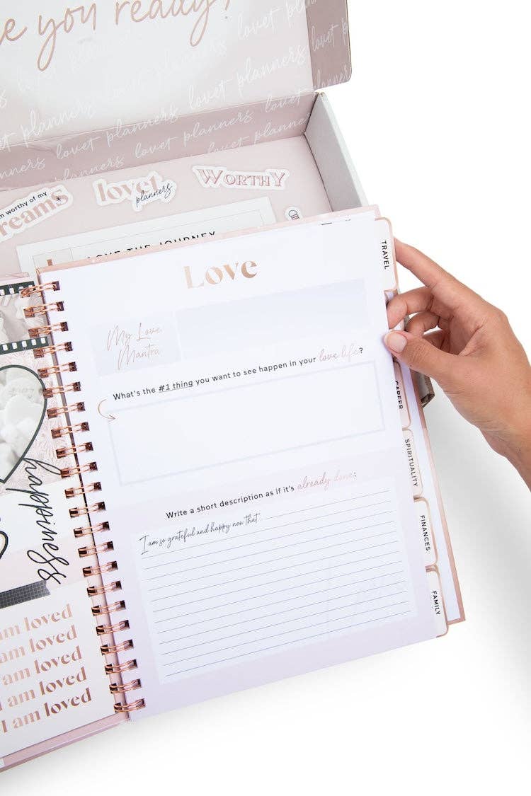 Lovet Planners Vision Power Book LUXE [BLUSH]