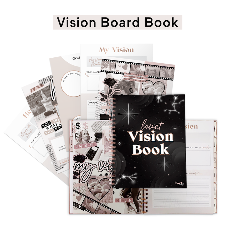 Lovet Planners Vision Power Book LUXE [BLACK]