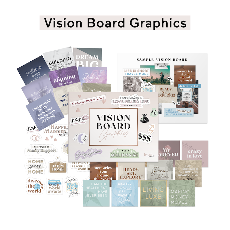 Lovet Planners Vision Board Graphics Book