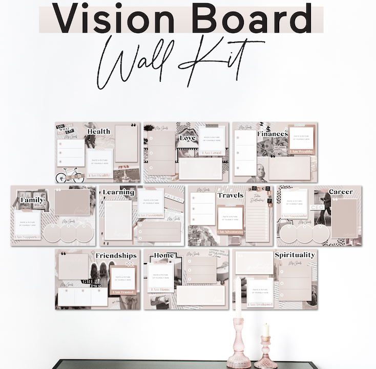 Lovet Planners Vision Board Wall Kit