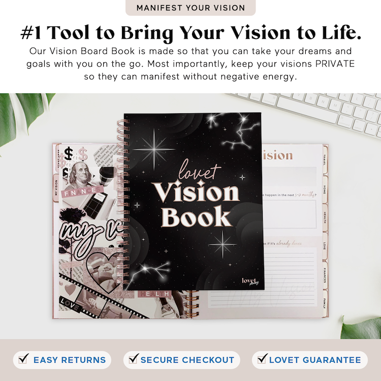 Lovet Planners Vision Power Book LUXE [BLACK]