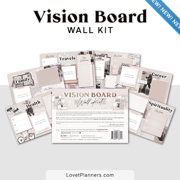 Lovet Planners Vision Board Wall Kit