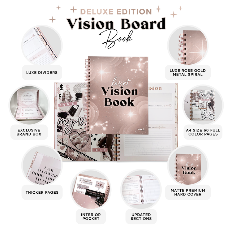 Lovet Planners Vision Power Book LUXE [BLUSH]