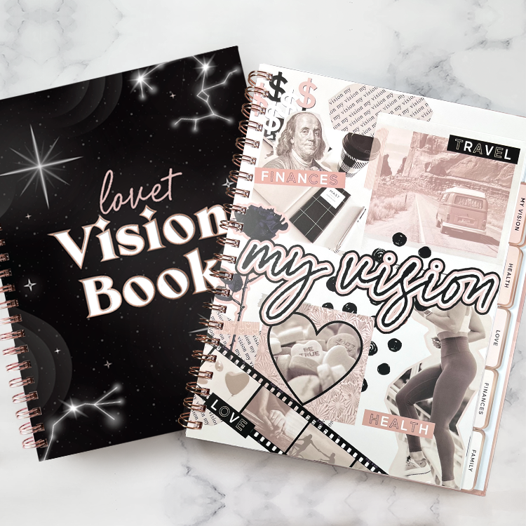 Lovet Planners Vision Power Book LUXE [BLACK]