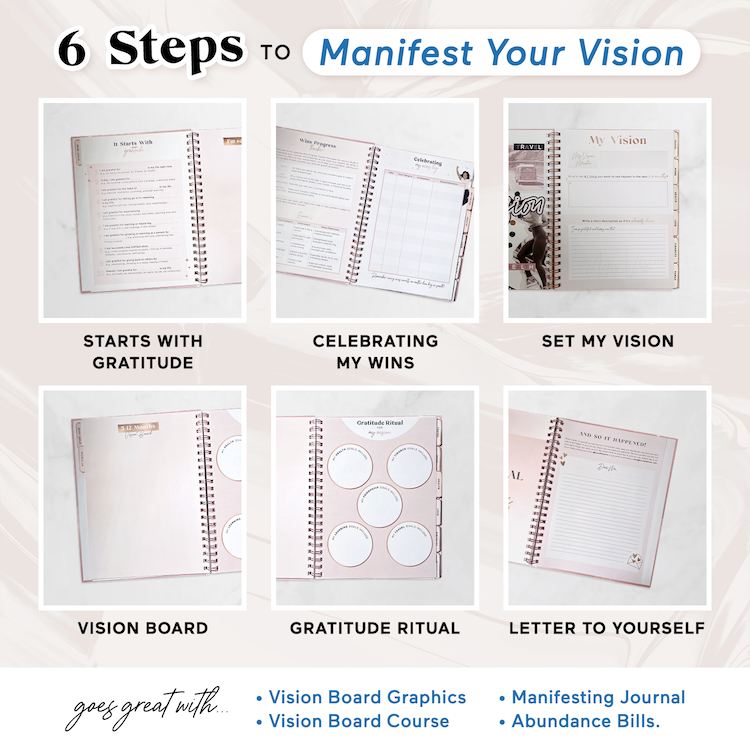 Lovet Planners Vision Power Book LUXE [BLUSH]