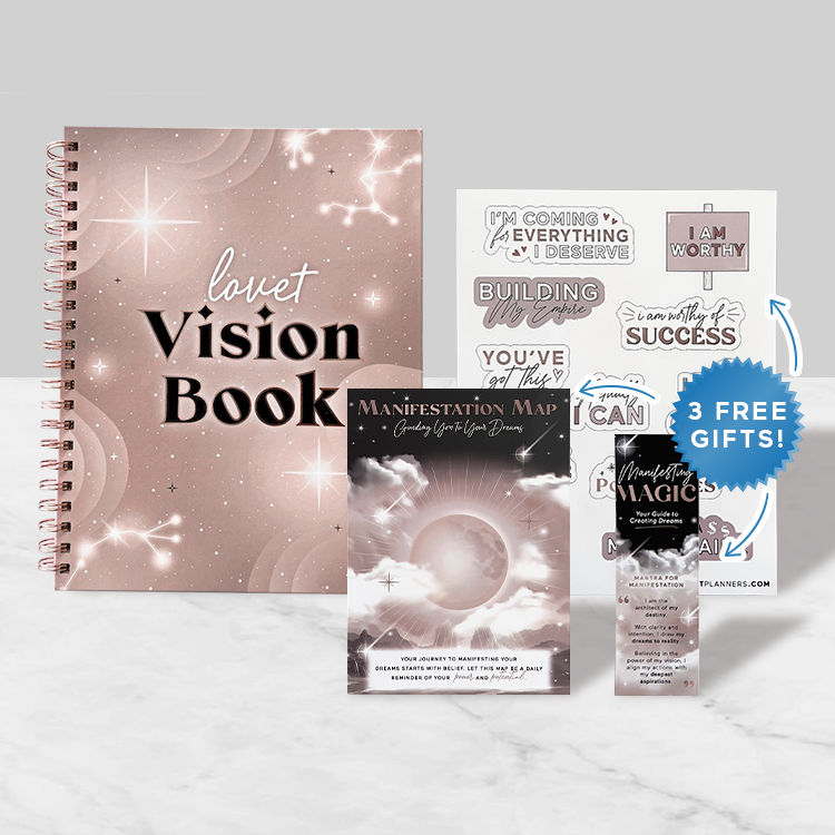 Lovet Planners Vision Power Book LUXE [BLUSH]